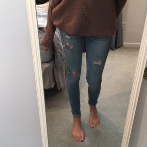 Hollister Jeans - Hollister light-wash ripped jeans Hollister Jeans - Hollister light-wash ripped jeans